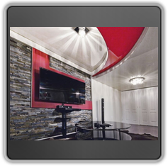 Двухуровневые натяжные потолки