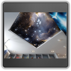 Натяжной потолок звёздное небо