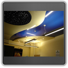 Многоуровневые натяжные потолки