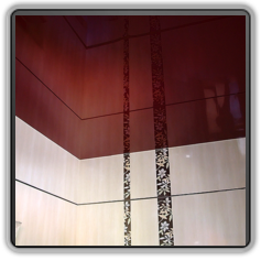 Натяжной потолок в ванной комнате