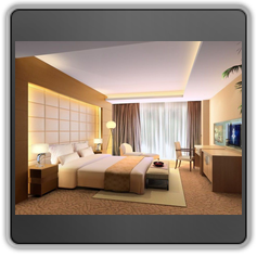 Натяжной потолок в спальне