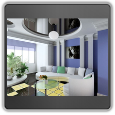 Двухуровневые натяжные потолки