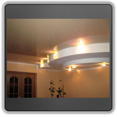 Многоуровневые натяжные потолки