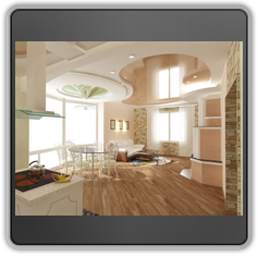 Многоуровневые натяжные потолки