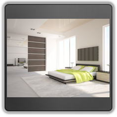 Натяжной потолок в спальне