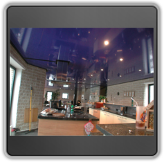 Зеркальный натяжной потолок