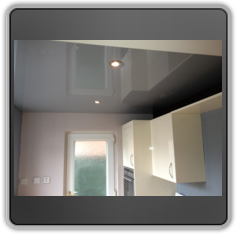 Зеркальный натяжной потолок