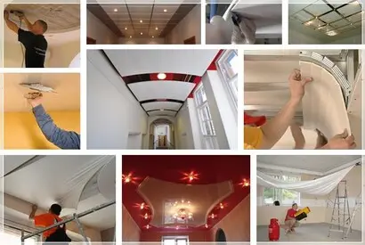 Дизайн натяжных потолков