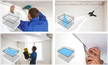 Монтаж натяжных потолков в Минске