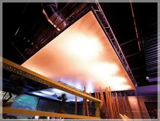 Натяжные потолки на выставке