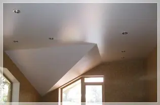 Натяжные потолки сатин