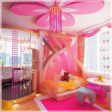 Натяжной потолок для детской