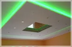 Натяжной потолок со светодиодной лентой