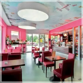 Натяжные потолки фотопечать