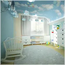 Потолки для детской комнаты фото